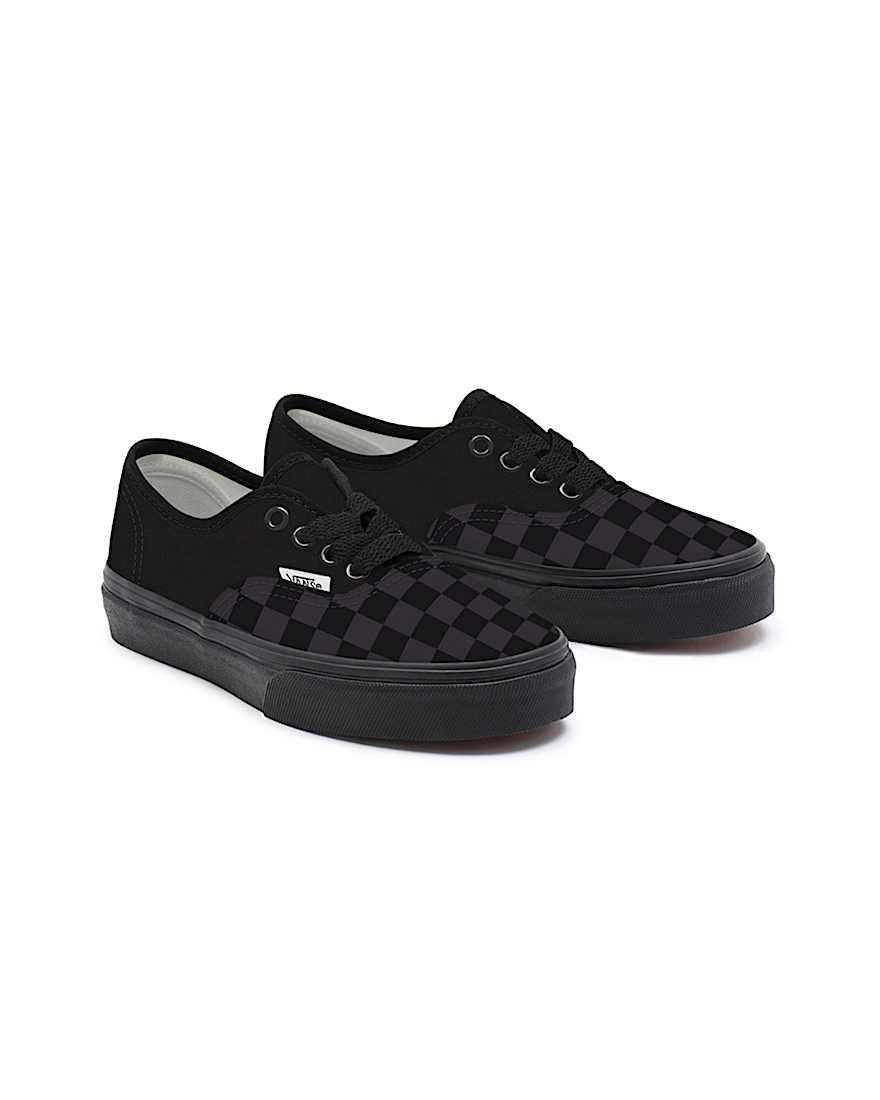 Kinder Personalisierbare Total Black Checkerboard Authentic (4-8 Jahre) - 1