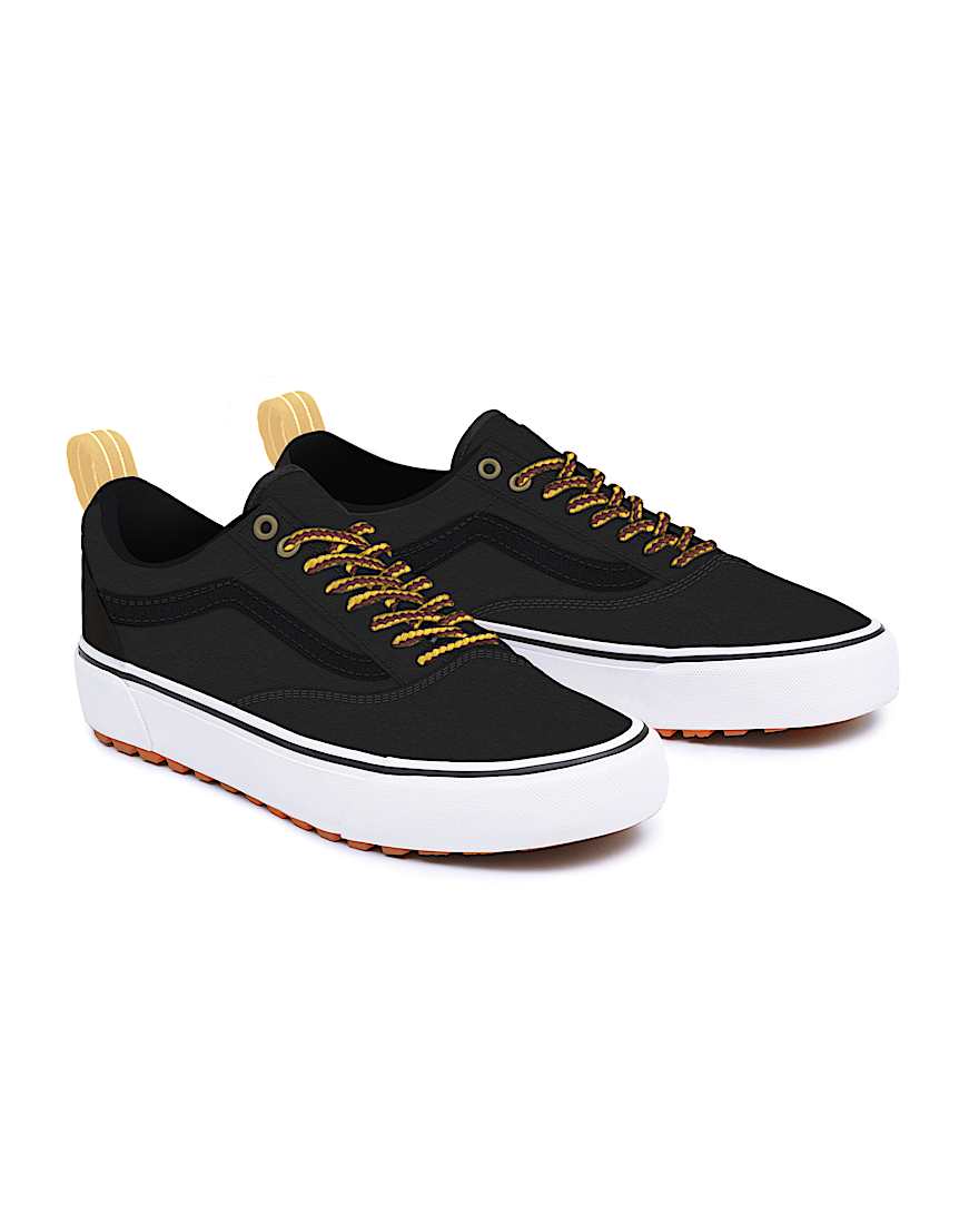 Personalisierbare Water Repellent Suede Black Old Skool MTE VANS Schwarz HERO