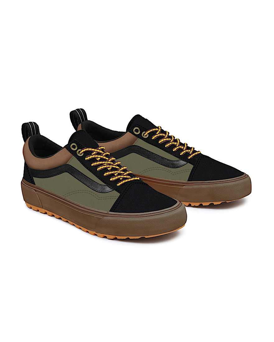 Personalisierbare Water Repellent Suede Winter Moss Old Skool MTE VANS Grn HERO