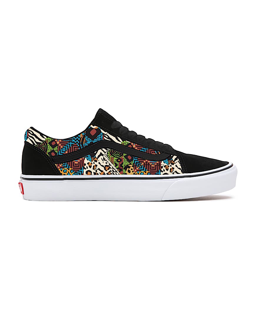 Personalisierbare Animal Patchwork Old Skool VANS Multicolour ALT1