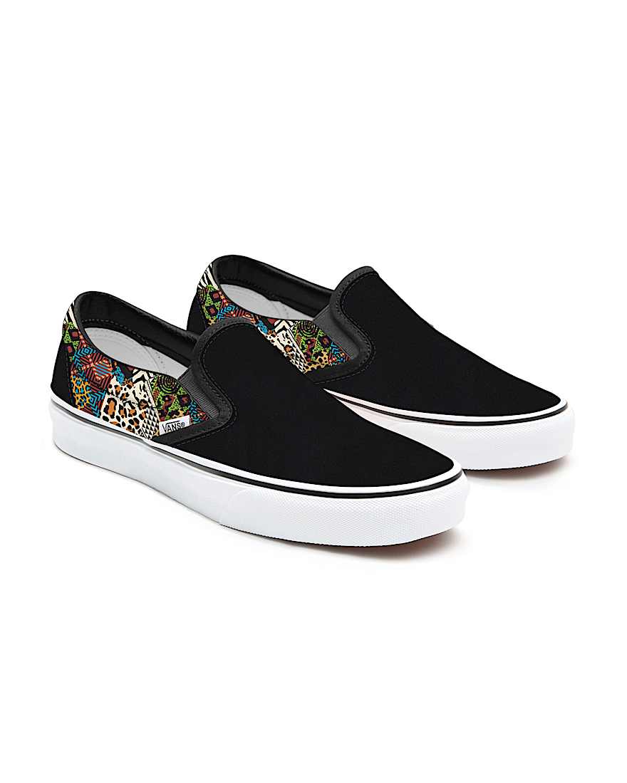 Personalisierbare Animal Patchwork SlipOn VANS Multicolour HERO