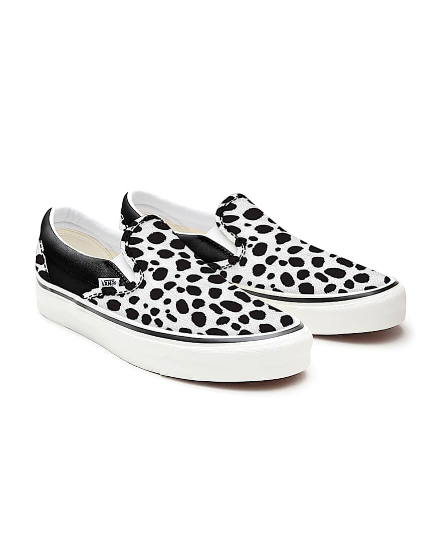 Personalisierbare Dalmatian SlipOn VANS SchwarzWei HERO