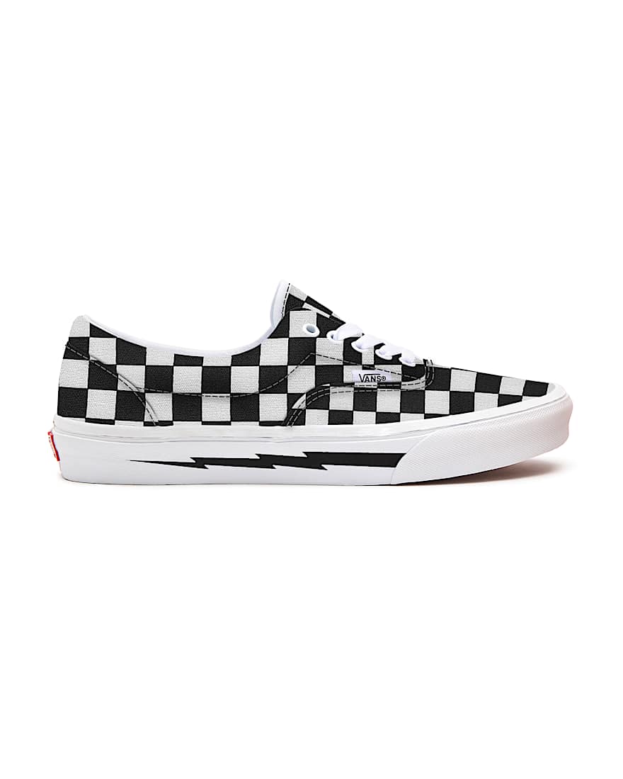 Personalisierbare Lightning Bolt Era VANS SchwarzWei ALT1