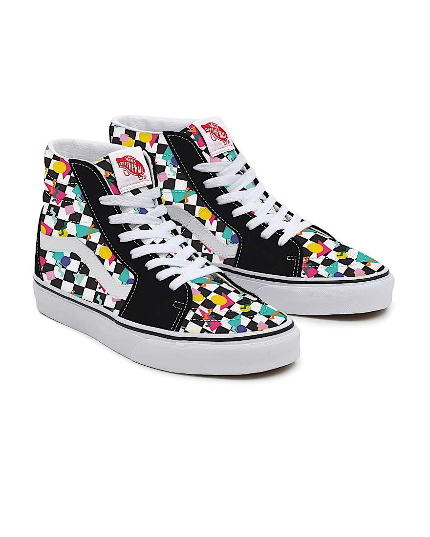 Customs Geometric Checkerboard Sk8-Hi - 1