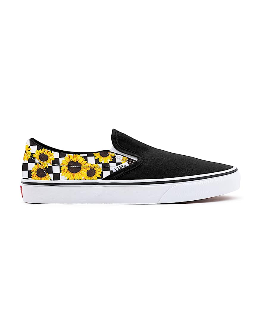 Personalisierbare Sunflower SlipOn VANS GelbSchwarz ALT1