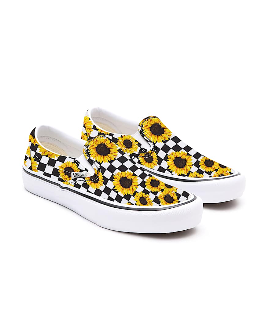 Personalisierbare Sunflower SlipOn VANS Gelb HERO
