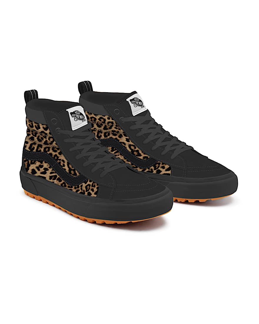 Gepersonaliseerde Leopard and Black Sk8-Hi MTE - 1