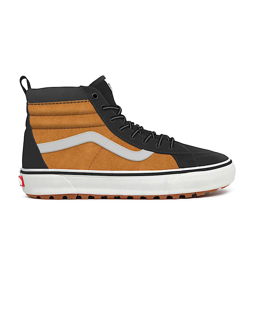 Personalisierbare Suede Glazed Ginger Sk8Hi MTE VANS Schwarz ALT1
