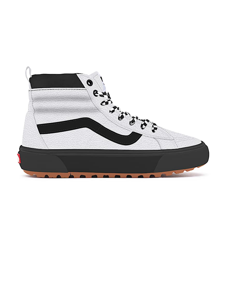 Personalisierbare White Leather Sk8Hi MTE VANS Wei ALT1