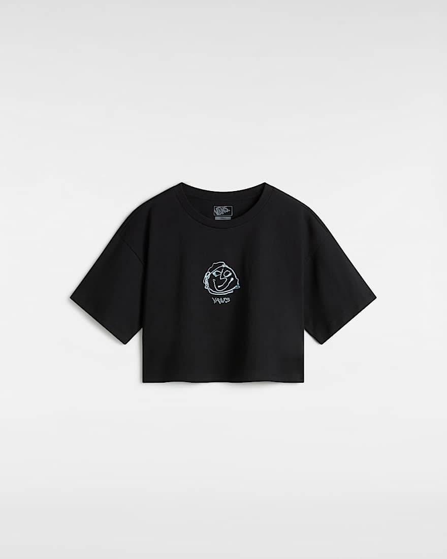 Grinning Face TShirt VANS Schwarz HERO