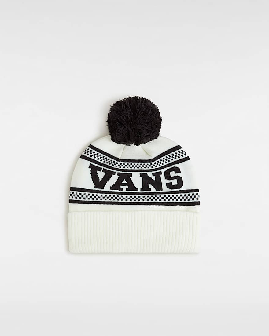 Vans Check Beanie met pompon