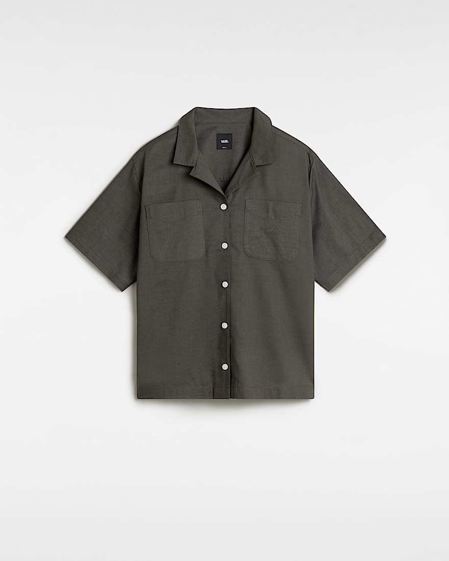 Cassidy Camp Hemd VANS Grau HERO