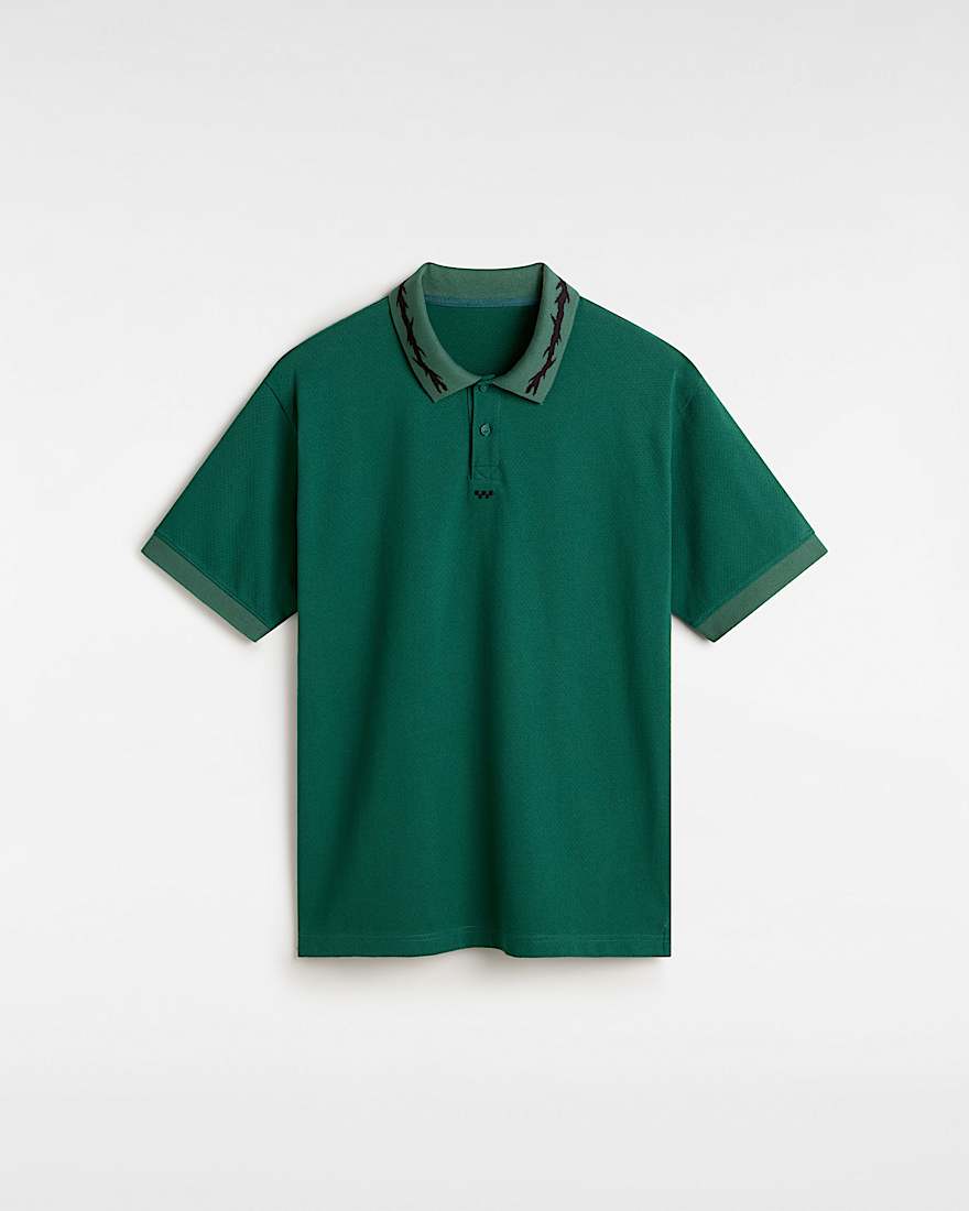 Skate Polohemd aus Netzstoff VANS Grn HERO