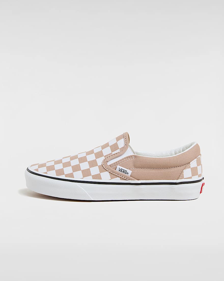 Classic SlipOn Checkerboard Schuhe VANS Rosa HERO
