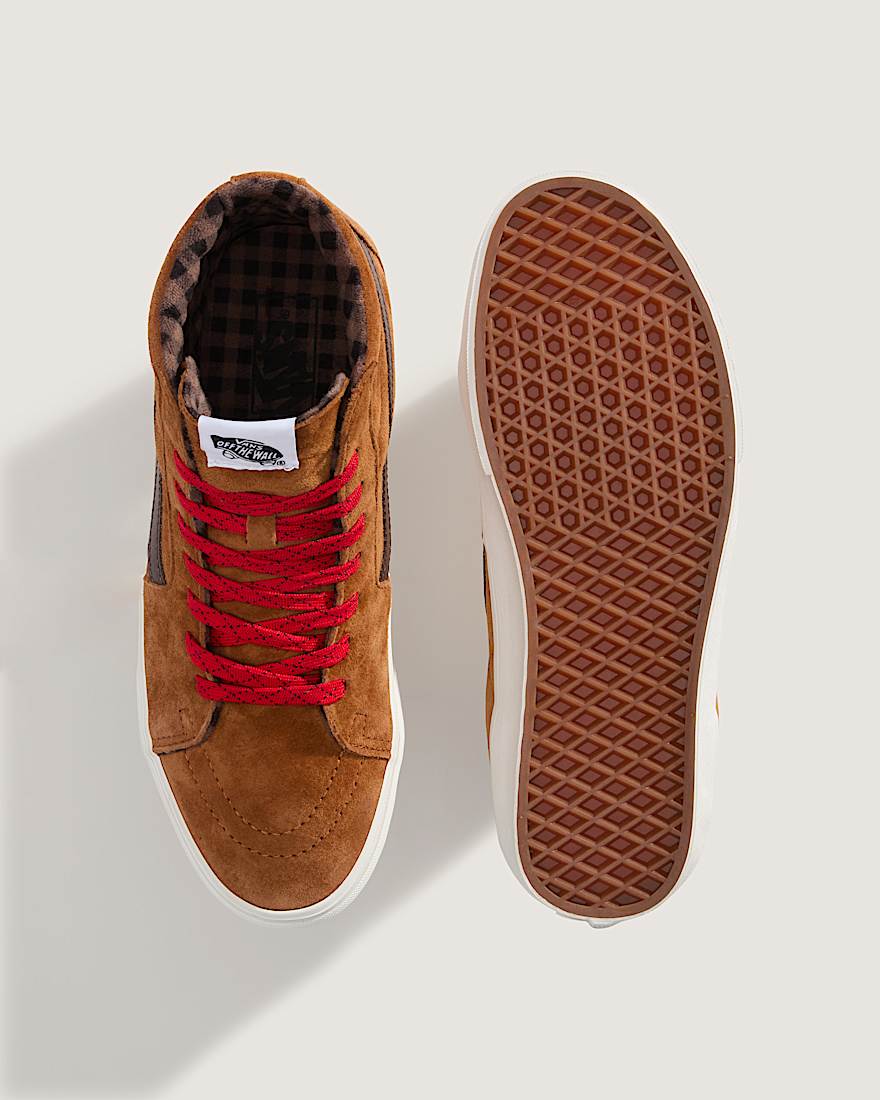 Sk8Hi Wildlederschuhe VANS OrangeBraun ALT2