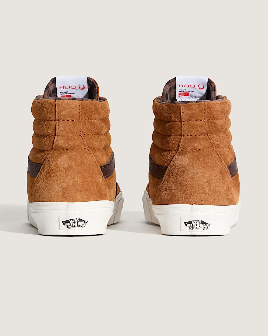 Sk8Hi Wildlederschuhe VANS OrangeBraun ALT3