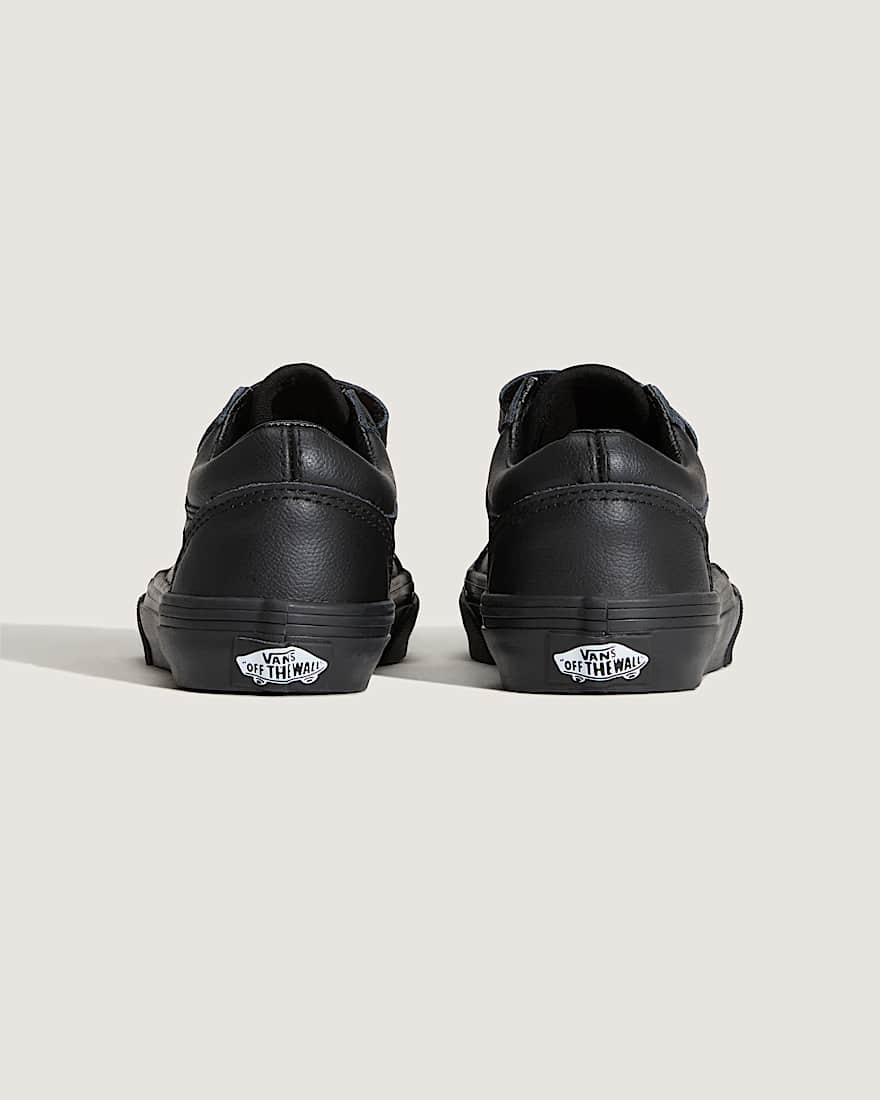 Kleine Kinder Old Skool Classic Schuhe mit Klettverschluss 48 Jahre VANS Schwarz ALT3