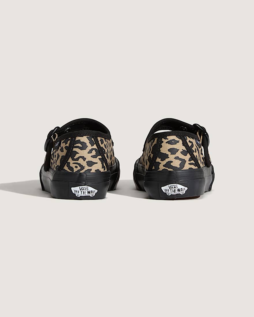 Kleine Kinder Mary Jane Leopardenschuhe 48 Jahre VANS Schwarz ALT3