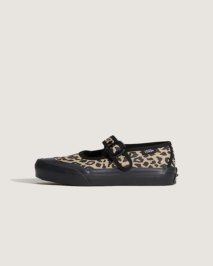 Kleine Kinder Mary Jane Leopardenschuhe 48 Jahre VANS Schwarz HERO