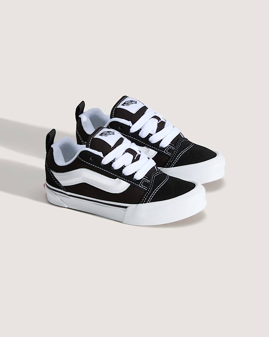 Kleine Kinder Knu Skool Schuhe 48 Jahre VANS Schwarz ALT1