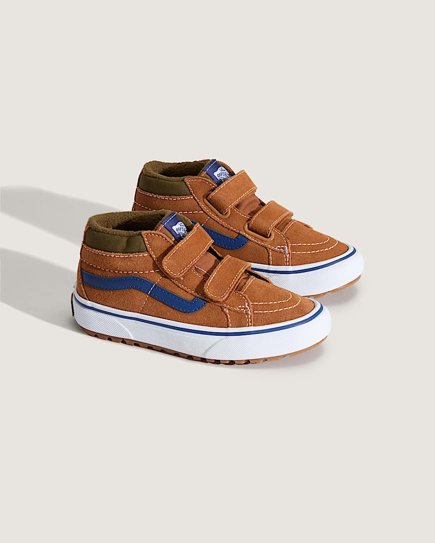 Kleine Kinder Sk8Mid Schuhe 48 Jahre VANS OrangeBraun ALT1