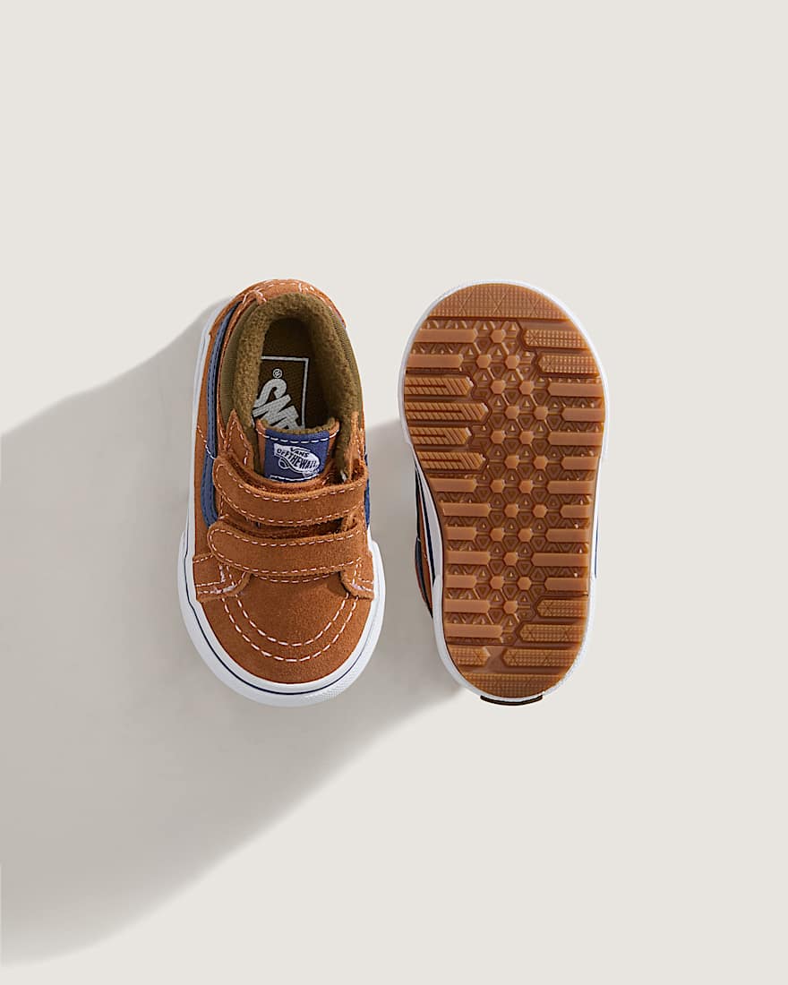 Kleinkinder Sk8Mid Schuhe 14 Jahre VANS OrangeBraun ALT2