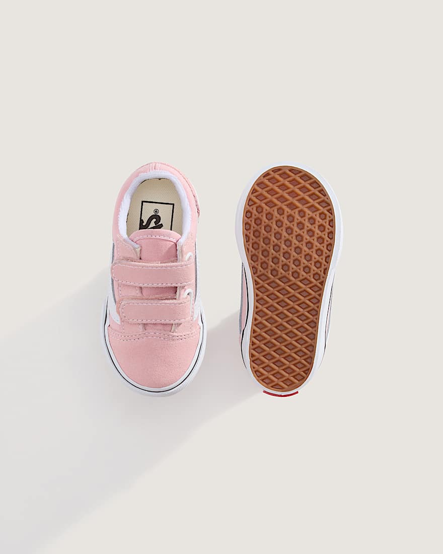 Kleinkinder Old Skool Schuhe mit Klettverschluss 14 Jahre VANS Rosa ALT2