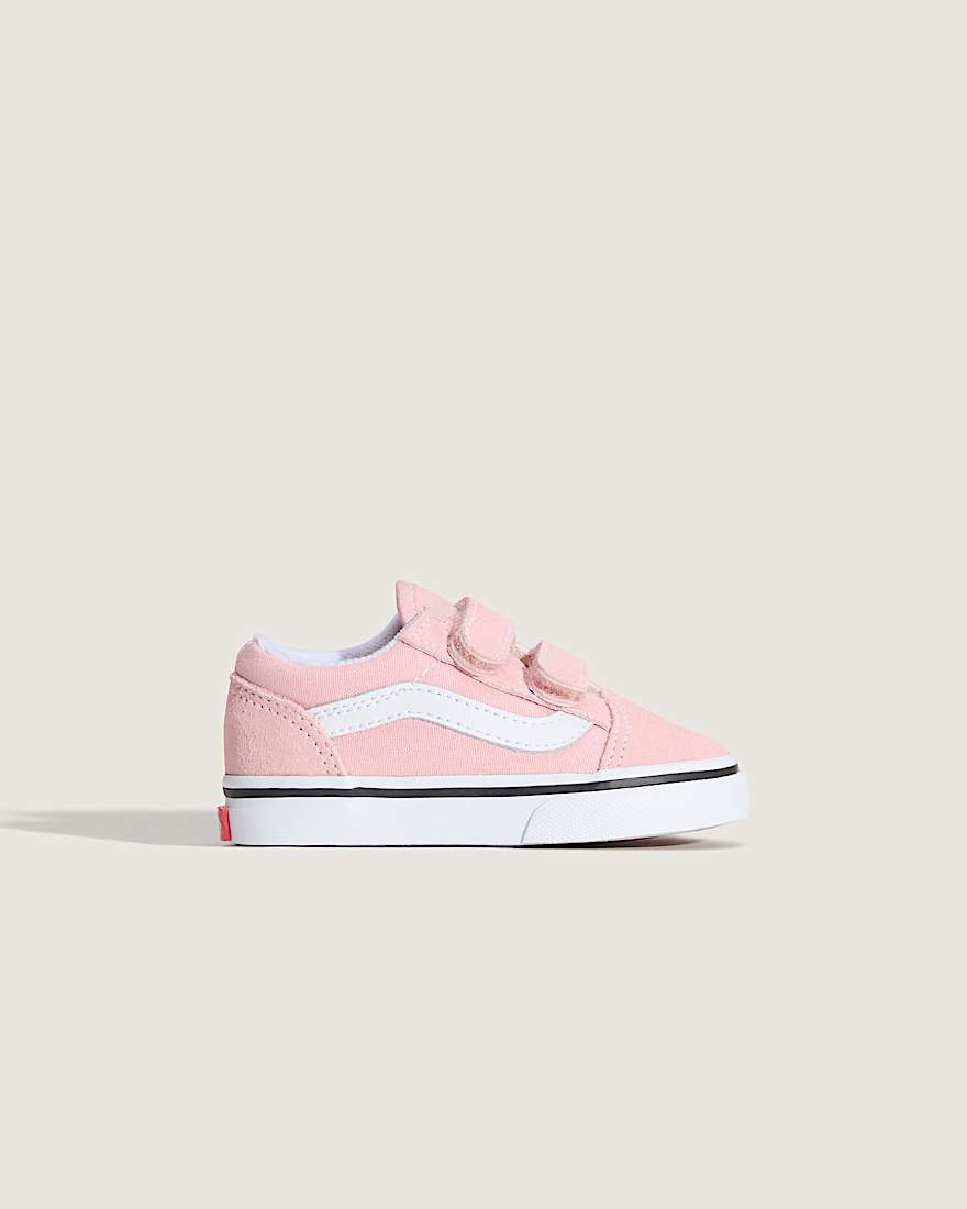 Kleinkinder Old Skool Schuhe mit Klettverschluss 14 Jahre VANS Rosa ALT5