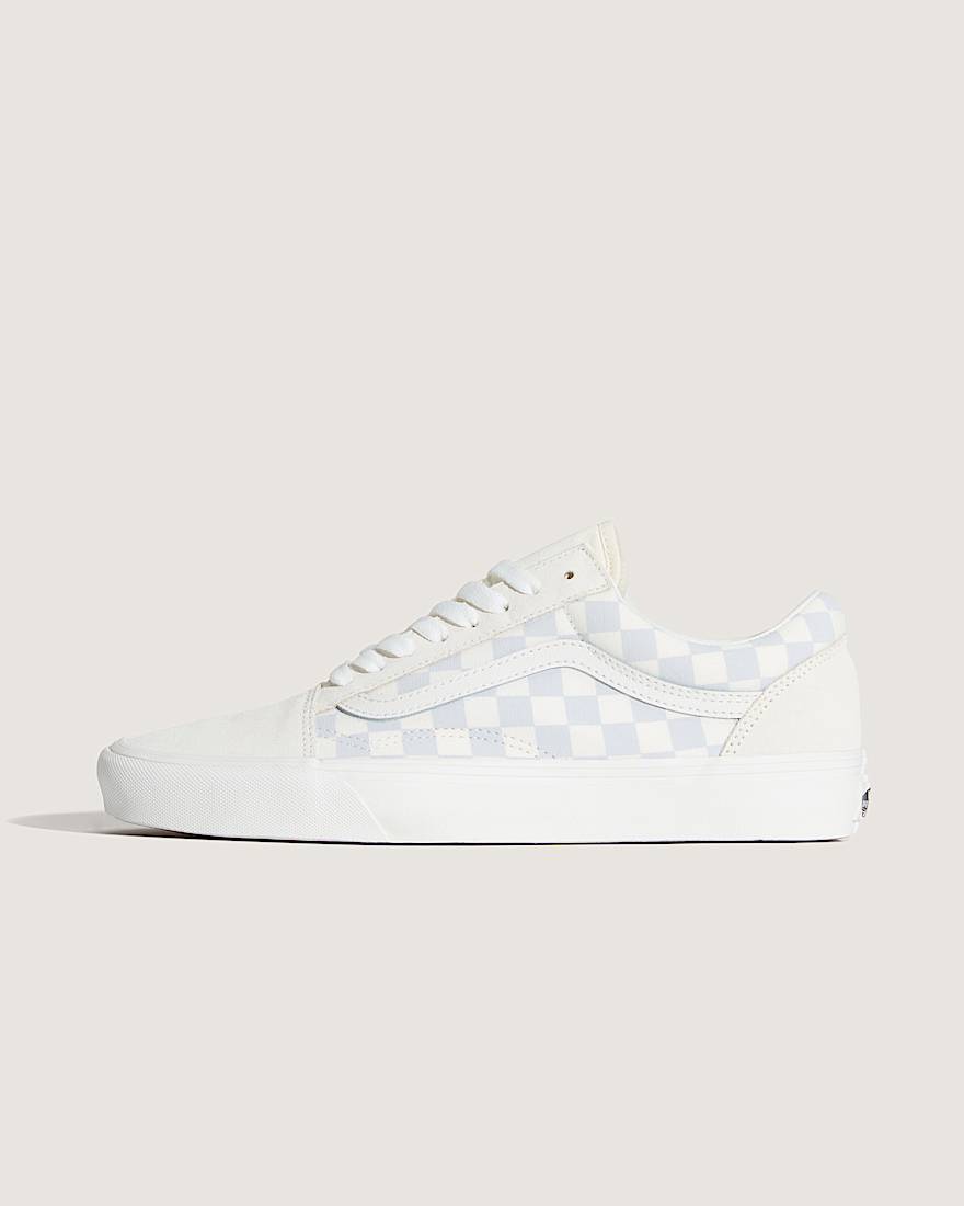 Old Skool Checkerboard Schuhe VANS Wei HERO