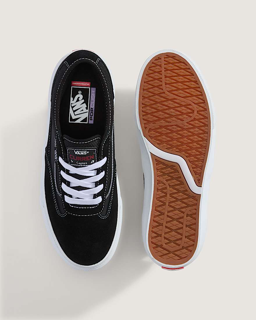 Skate Curren Caples Gum Schuhe VANS Schwarz ALT2