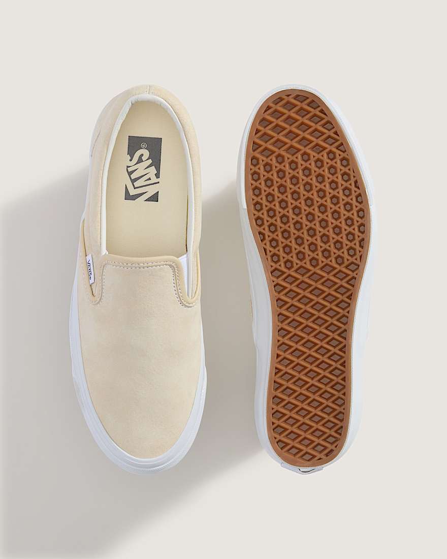 Premium Classic SlipOn Schuhe VANS Beige ALT2