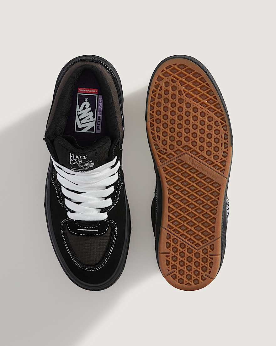 Skate Half Cab Wafflecup Schuh VANS Schwarz ALT2