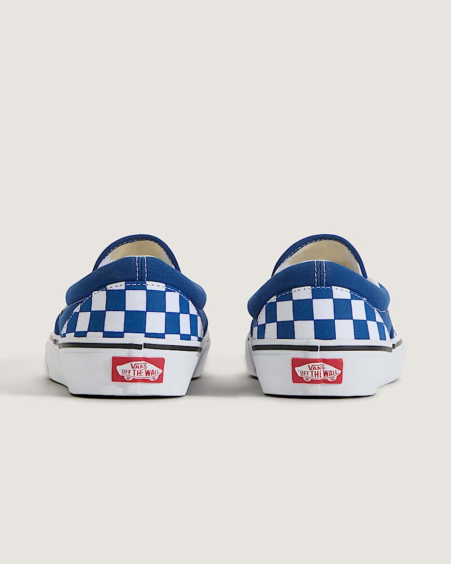 SlipOn Checkerboard Schuhe VANS Blau ALT3