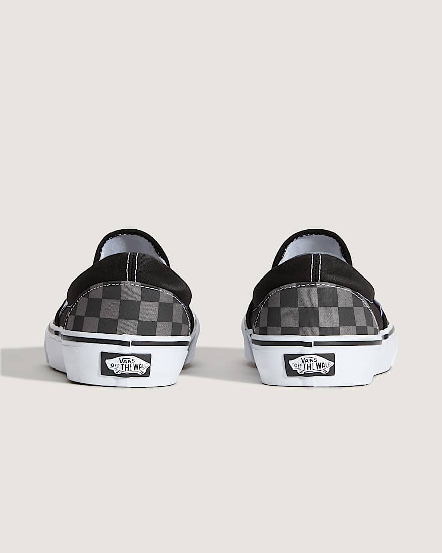 Checkerboard Classic SlipOn Schuhe VANS SchwarzGrau ALT3