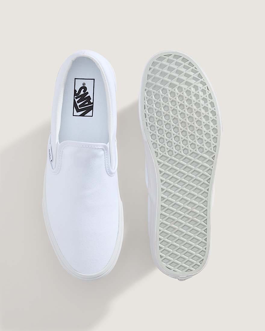 Classic SlipOn Schuhe VANS Wei ALT2
