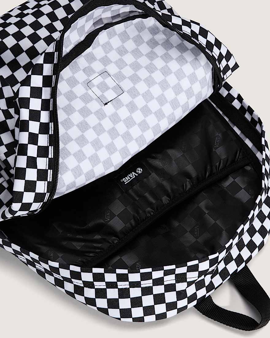 Old Skool Check Rucksack VANS Schwarz ALT5