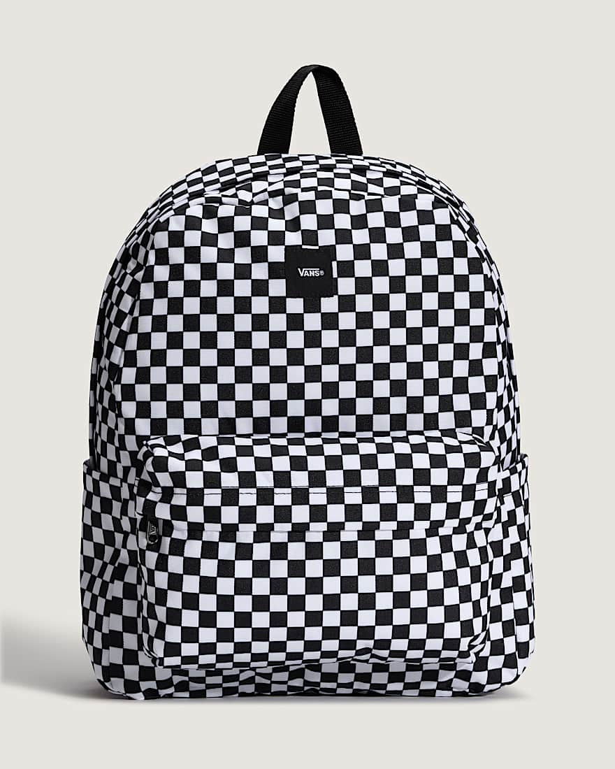 Old Skool Check Rucksack VANS Schwarz HERO