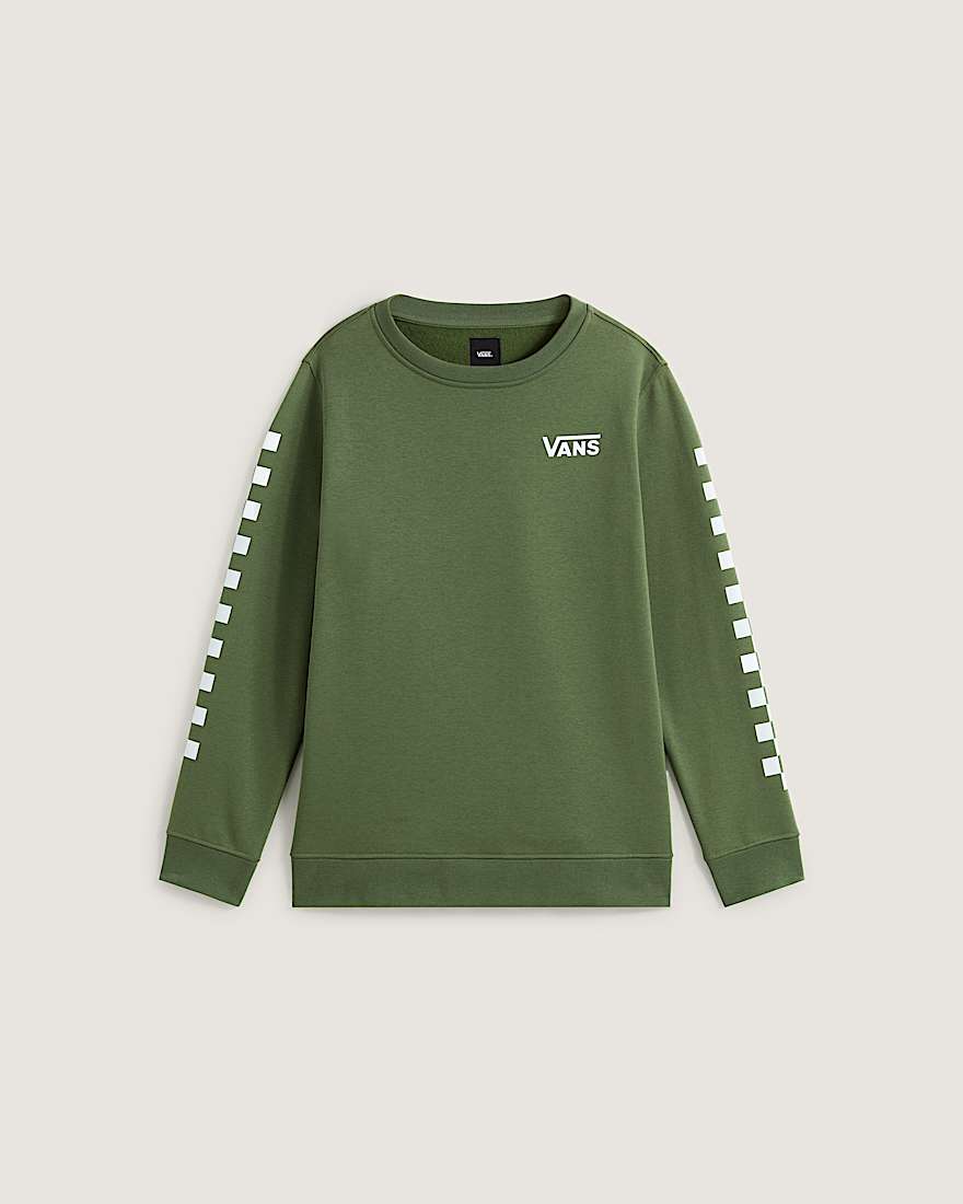 Kinder Exposition Check Sweatshirt 814 Jahre VANS Grn HERO