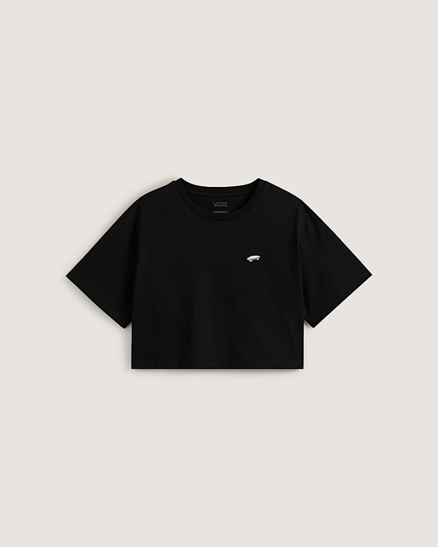 Salton Crop TShirt VANS Schwarz HERO