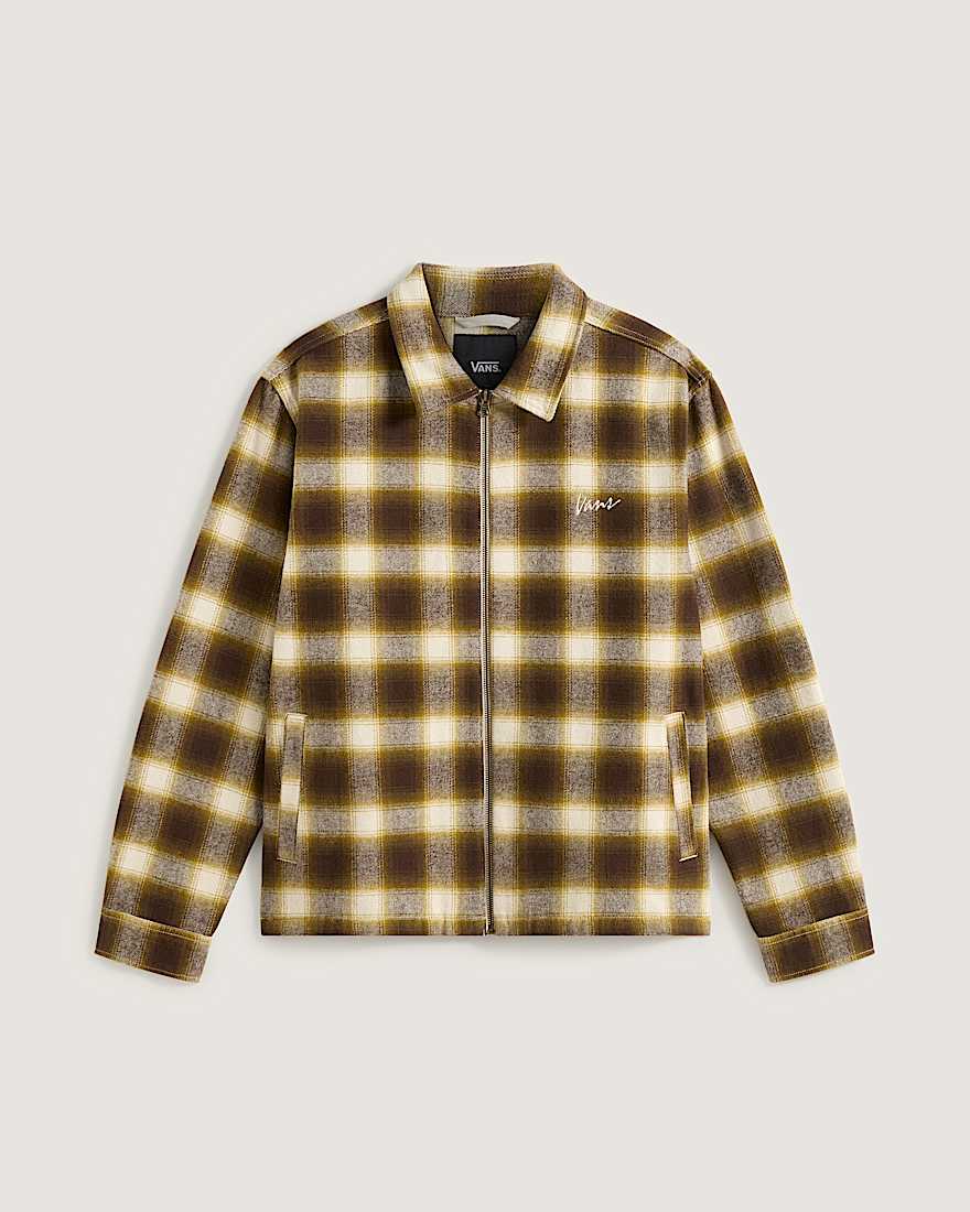 Crestmont Plaid Shacket VANS Beige HERO
