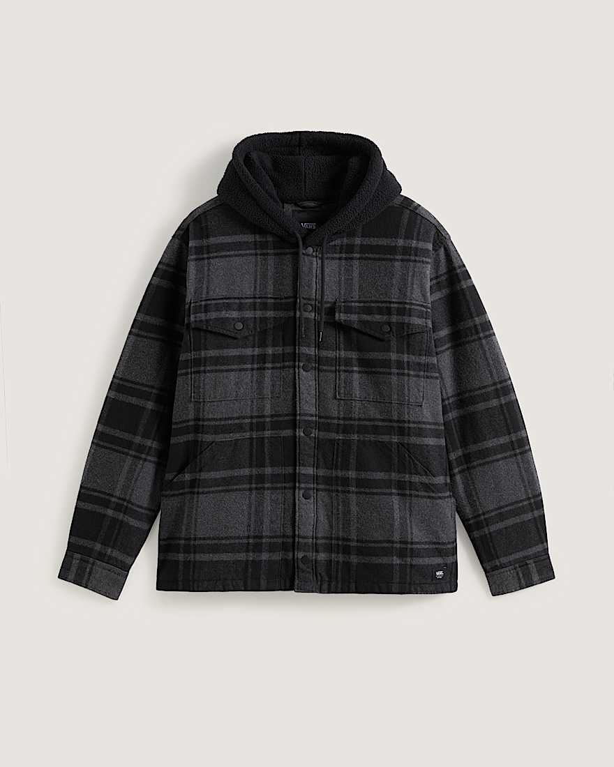 Piedmont Hooded Plaid Hemdjacke VANS Schwarz HERO