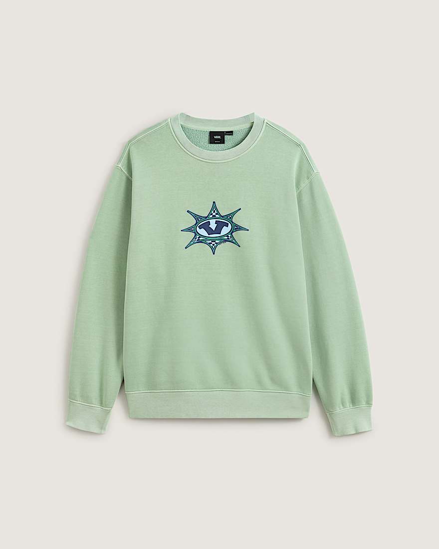 Star Checker Sweatshirt VANS Grn HERO