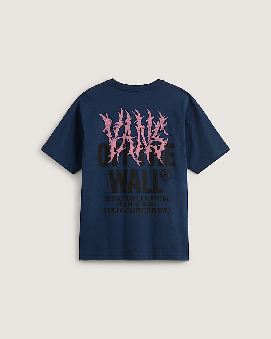 Metal Wall TShirt VANS Blau ALT1