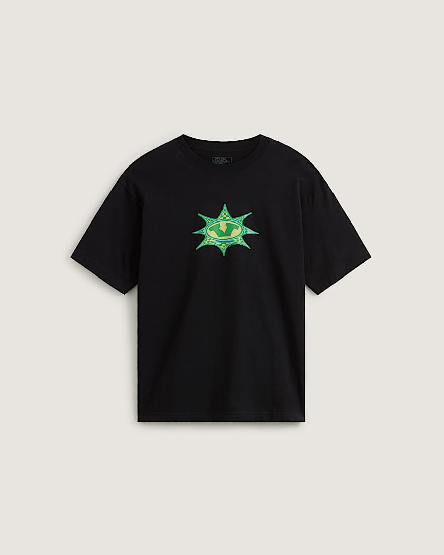 Star Checker TShirt VANS Schwarz HERO
