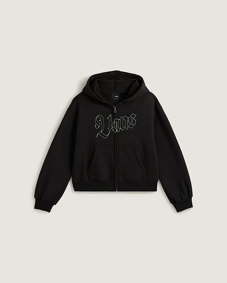 Kinder Shining Hoodie mit Reiverschluss 814 Jahre VANS Schwarz HERO