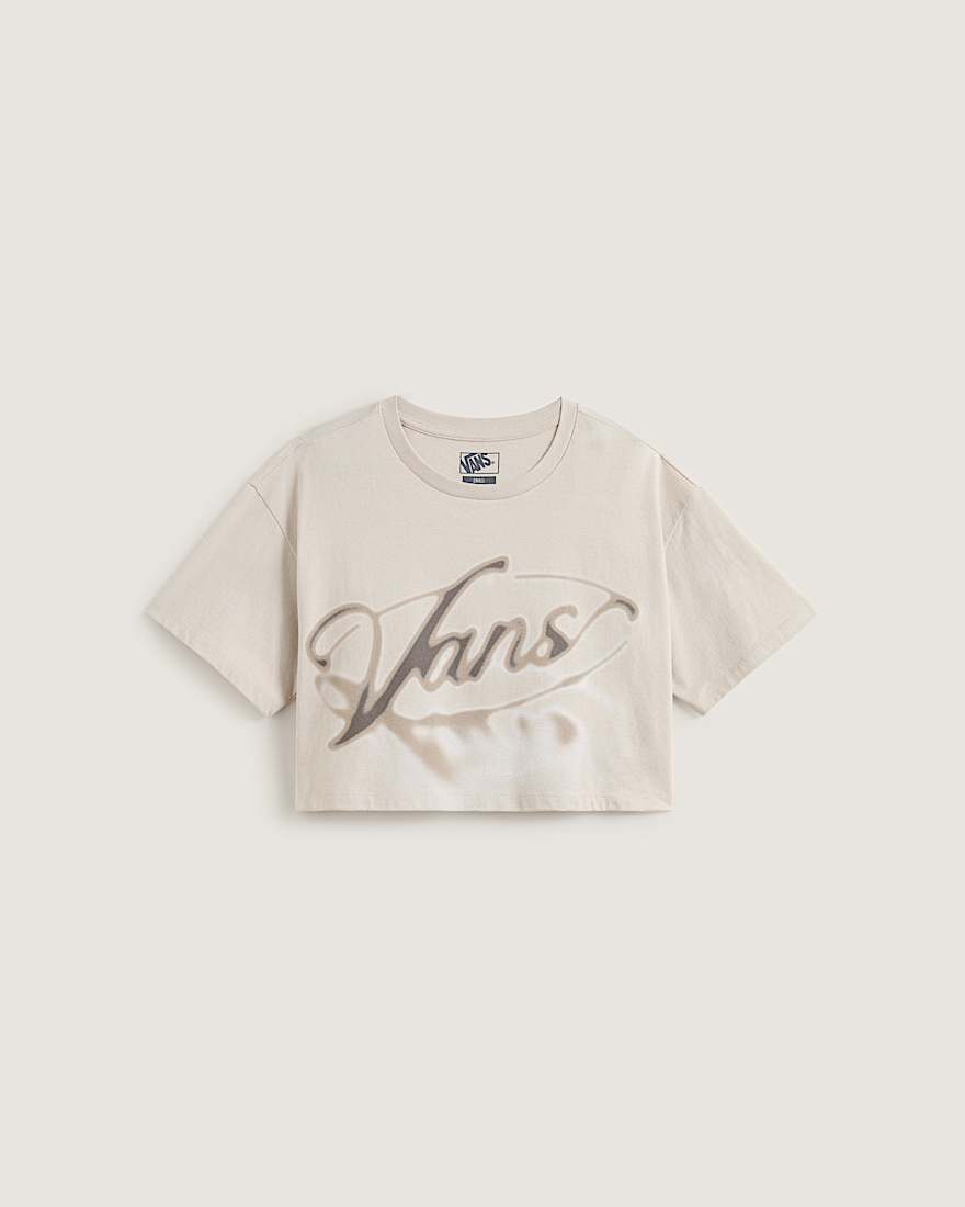 Afterburn Crop TShirt VANS Beige HERO