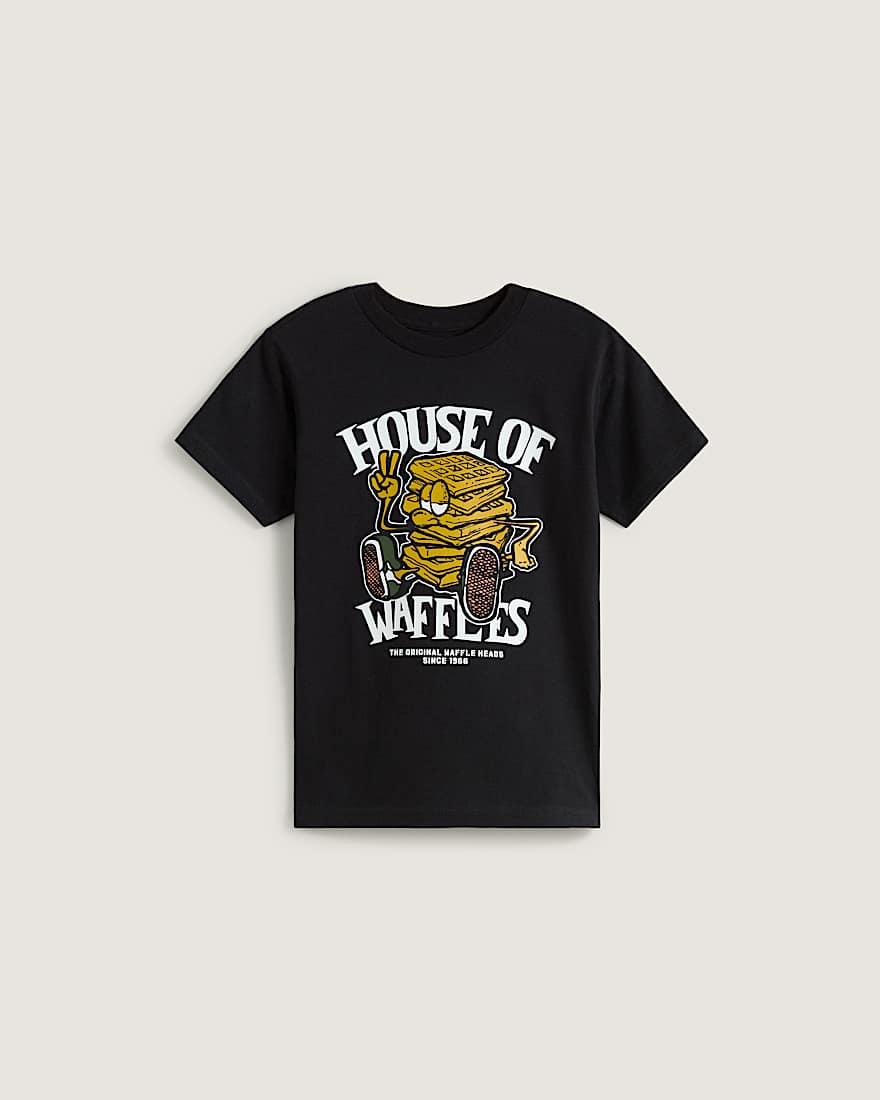 Kinder House Of Waffles TShirt 814 Jahre VANS Schwarz HERO