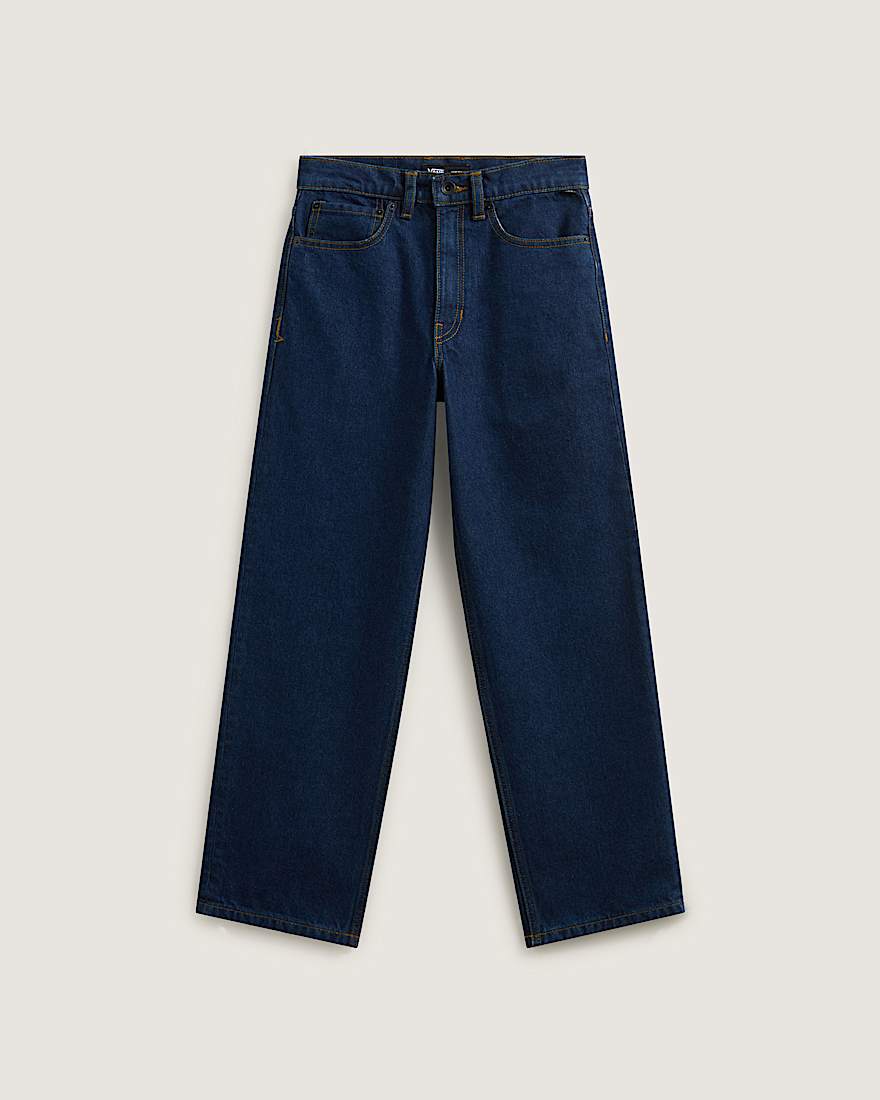 Kids Check-5 Loose Denim Trousers (8-14 Years) - 1