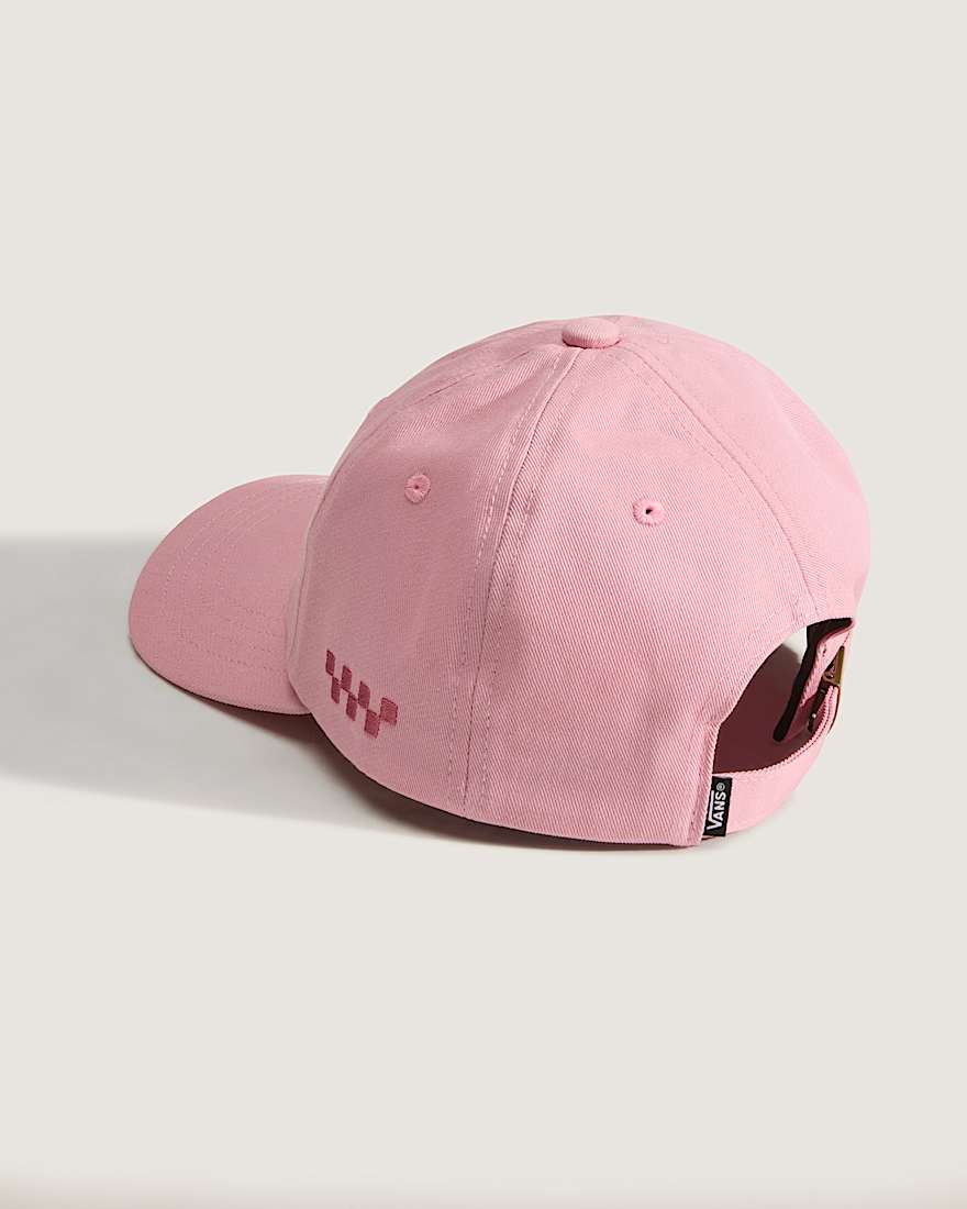 Kinder Karo Side Bill Jockey Cap VANS Rosa ALT1