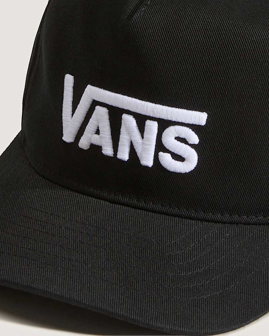 Kinder Drop V Logo Snapback Cap VANS Schwarz ALT2